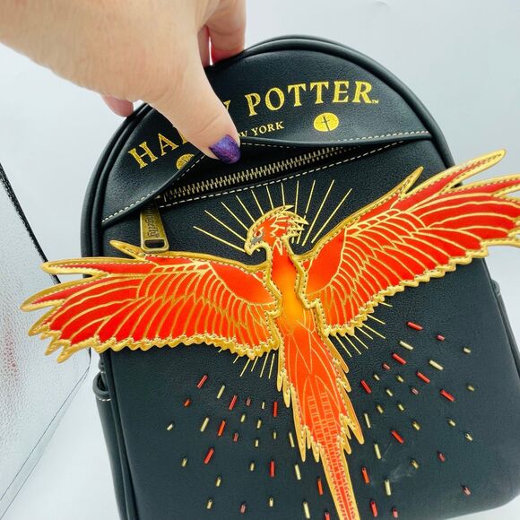 Loungefly Harry Potter Fawkes Phoenix NYC Flagship Store Exclusive Backpack NWT main image 8